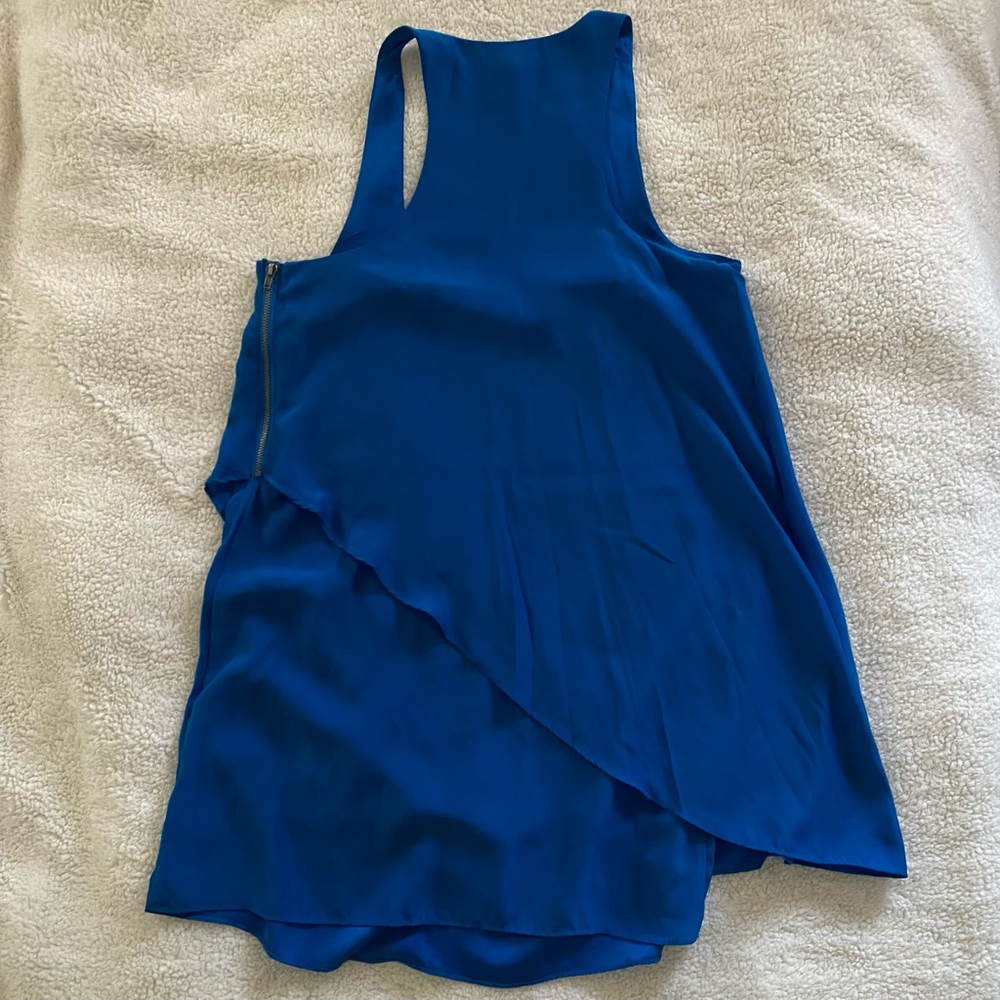 Anthropologie Silence and Noise Small Blue Top Sleeveless Flowy